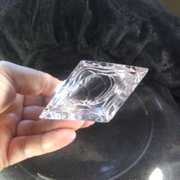 Goebel Swan Frosted Lead Crystal Figurine Paperweight very polished bottom - Picture 14 of 14